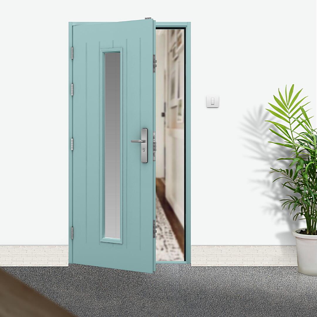 Why do European doors open outward