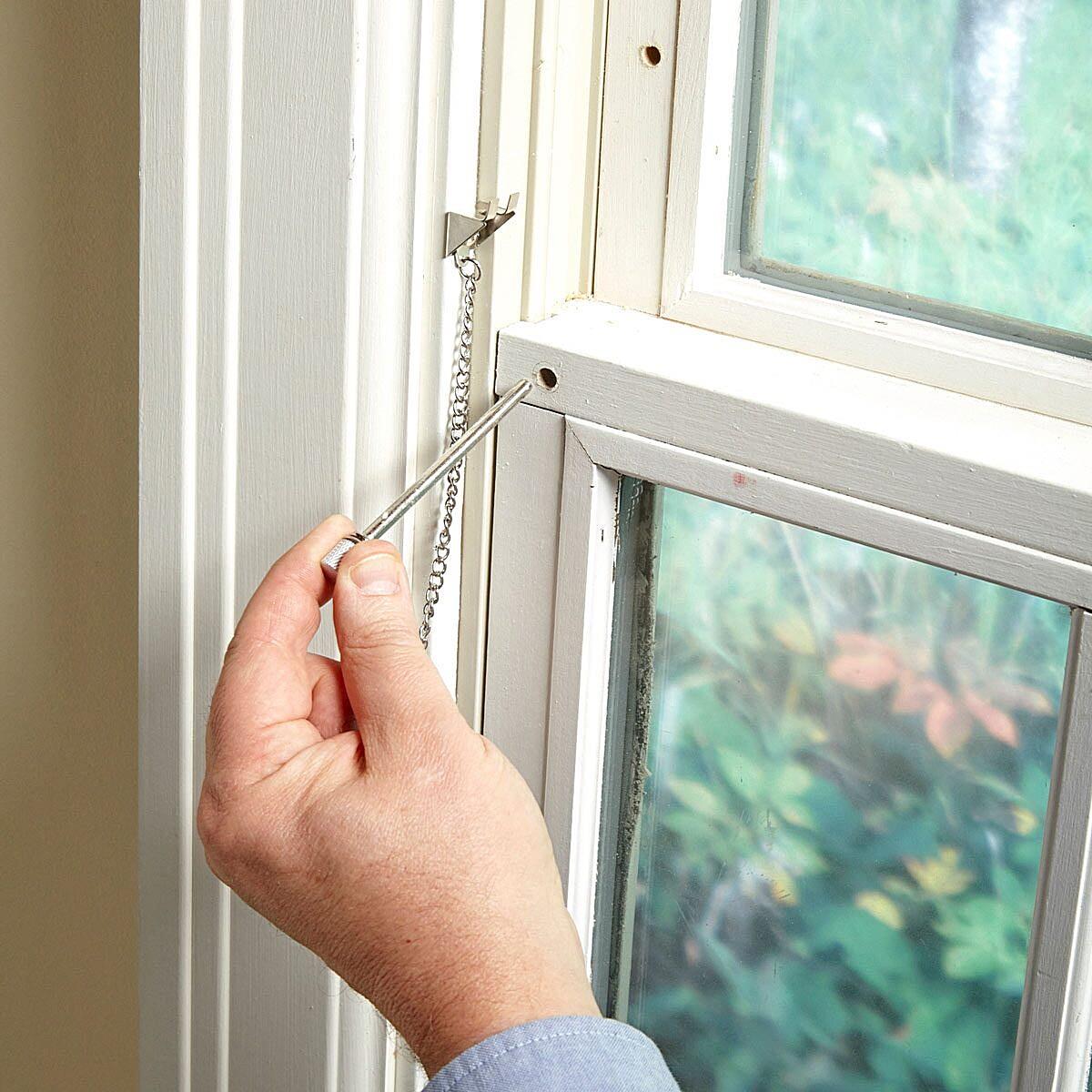 How do I add a lock to a window