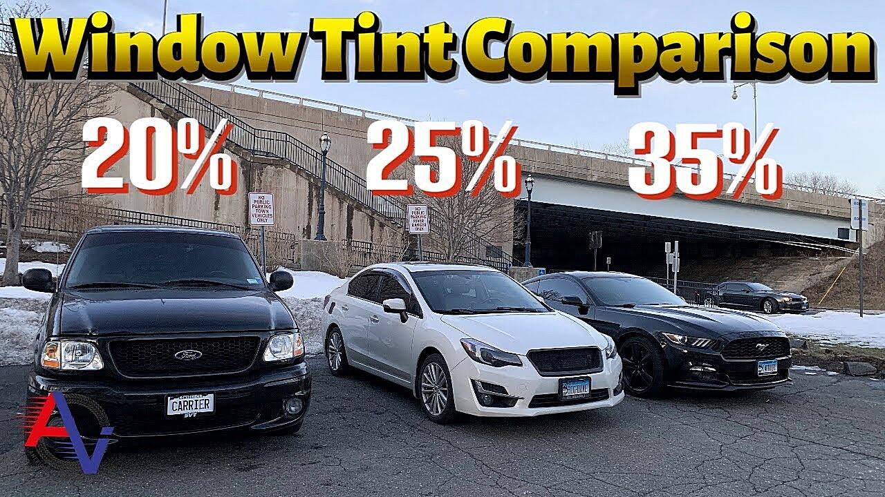 Is 20% Tint Too Dark For Night